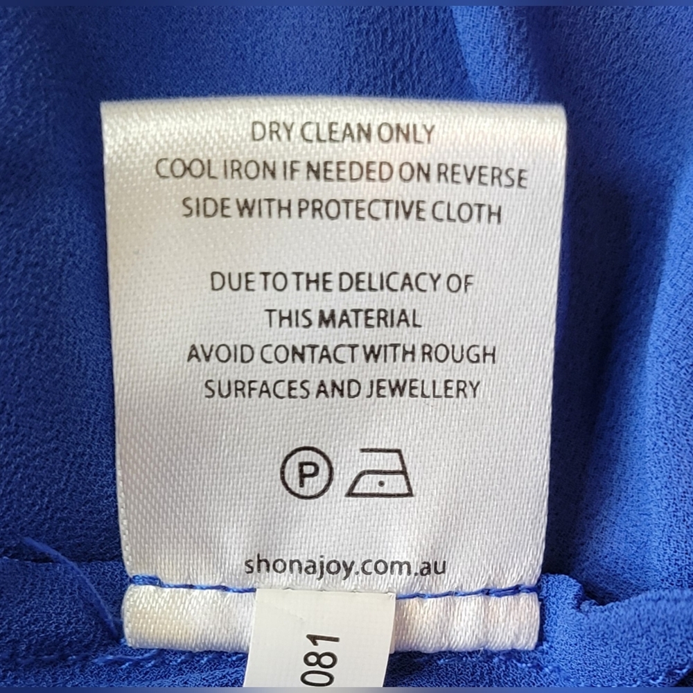 Shona Joy Vibrant Red and Blue Wide Leg Pants NWT - Picture 6 of 7